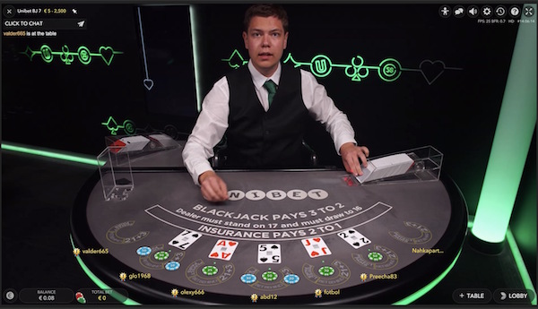 unibet blackjack