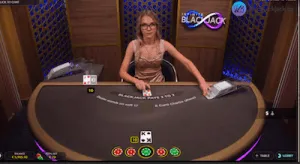 Screenshot of Infinite Blackjack by Evolution
