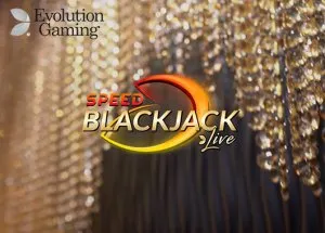 Screenshot of Speed Blackjack by Evolution