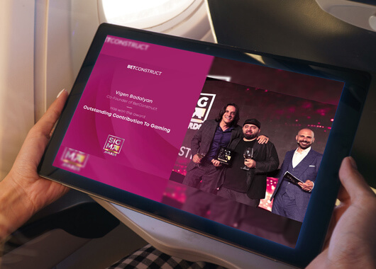 BetConstruct's Co-Founder Vigen Badalyan Granted Outstanding Contribution to Gaming Award!