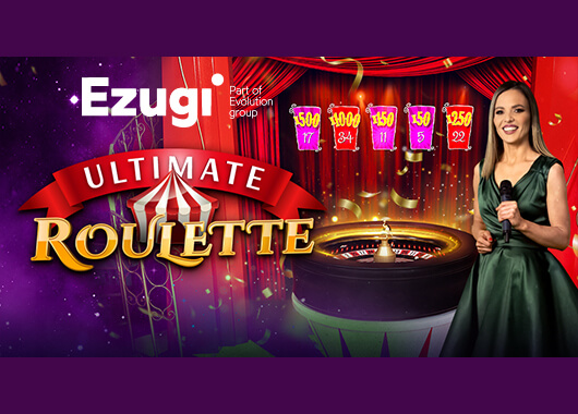 Ezugi Launches Ultimate Roulette, with Big Multipliers and Circus-Themed Environment