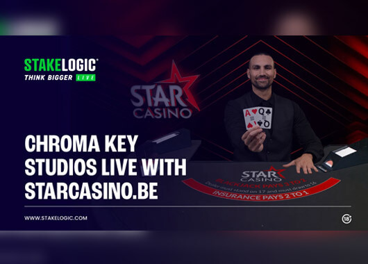 Starcasino Lights Up Live Casino Gaming with Stakelogic Live's Chroma Key Studio!