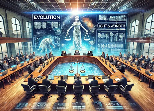 Evolution Takes Another Shot at Light & Wonder in Patent Dispute