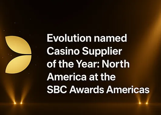 Evolution Named SBC Casino Supplier of the Year: North America