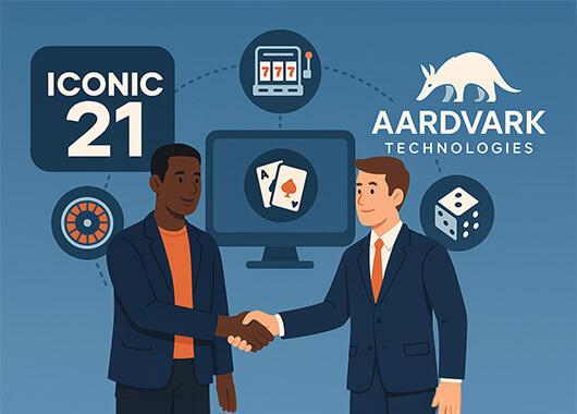ICONIC21 Partners with Aardvark Technologies to Expand Reach with Exclusive iGaming Content