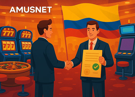 Amusnet Approved as Casino Machine Manufacturer in Colombia