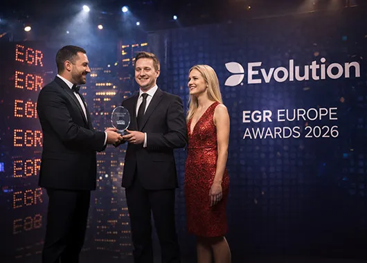 Evolution Takes the Stage at the EGR Europe Awards 2026