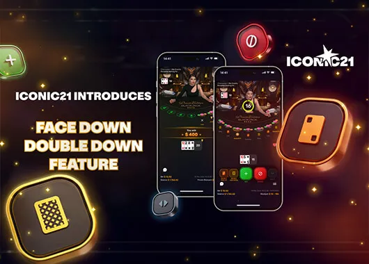 ICONIC21 Adds Face Down Double Down to Online Blackjack Play