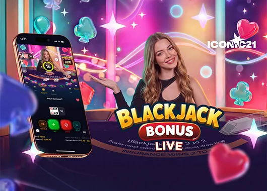 ICONIC21 Adds Natural Blackjack Bonus to the Seven-Seat Game